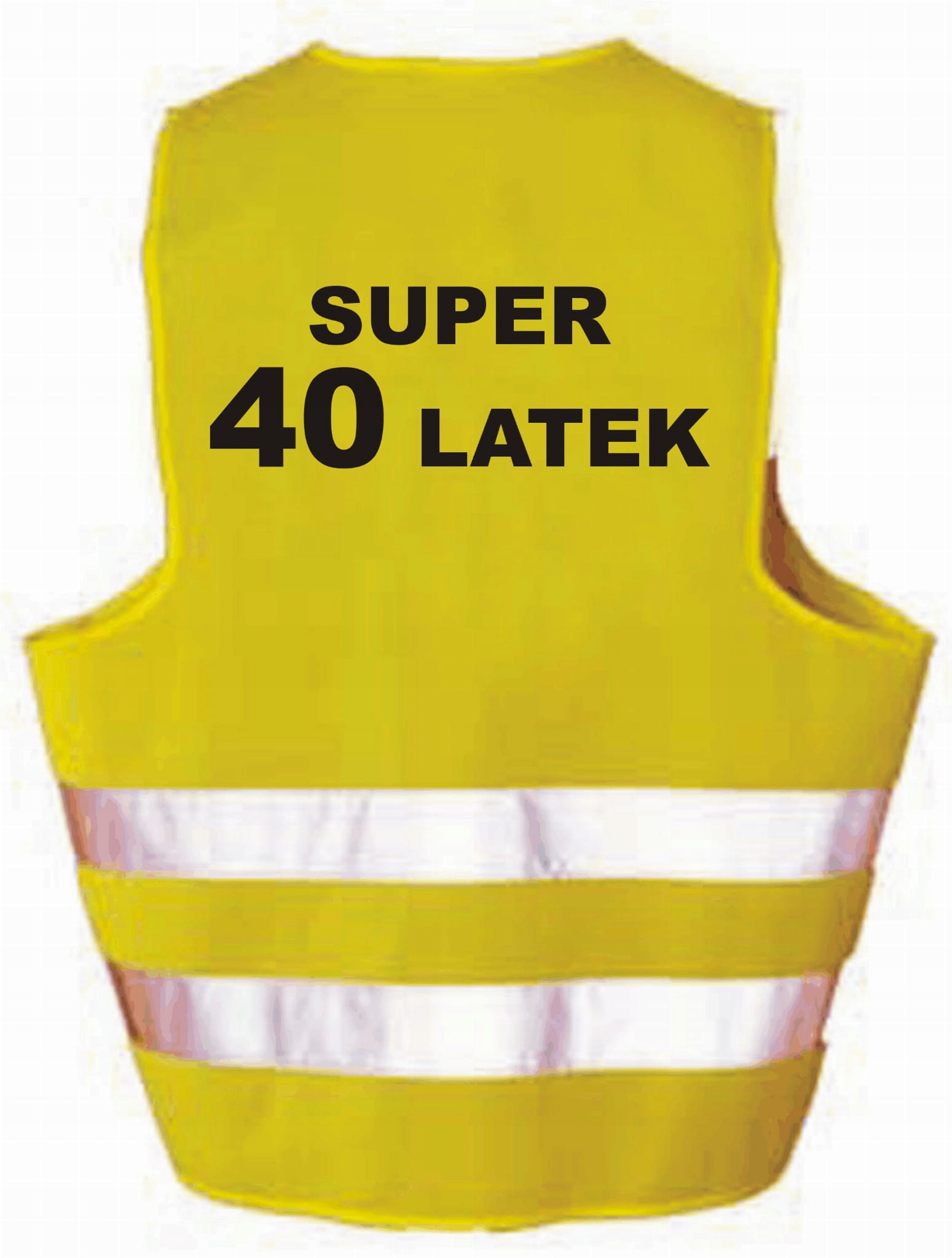 

Kamizelka odblaskowa imprezowa 40 Latek