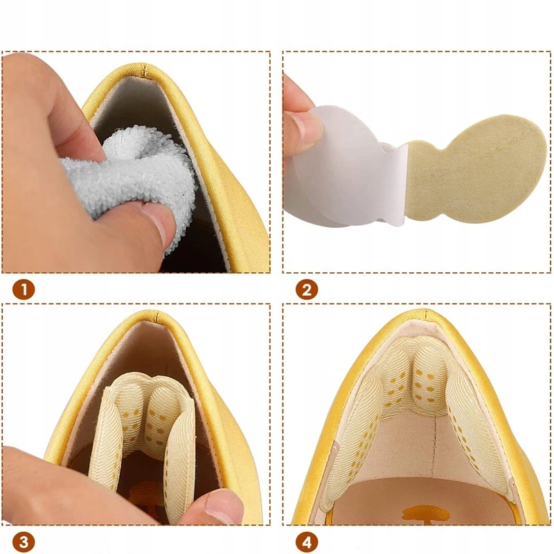 PIANKOWE ZAPIĘTKI DO DUŻYCH BUTÓW WKLEJANE WKŁADKI ANTYPOŚLIZGOWE szpilek Kolor dominujący beże i brązy