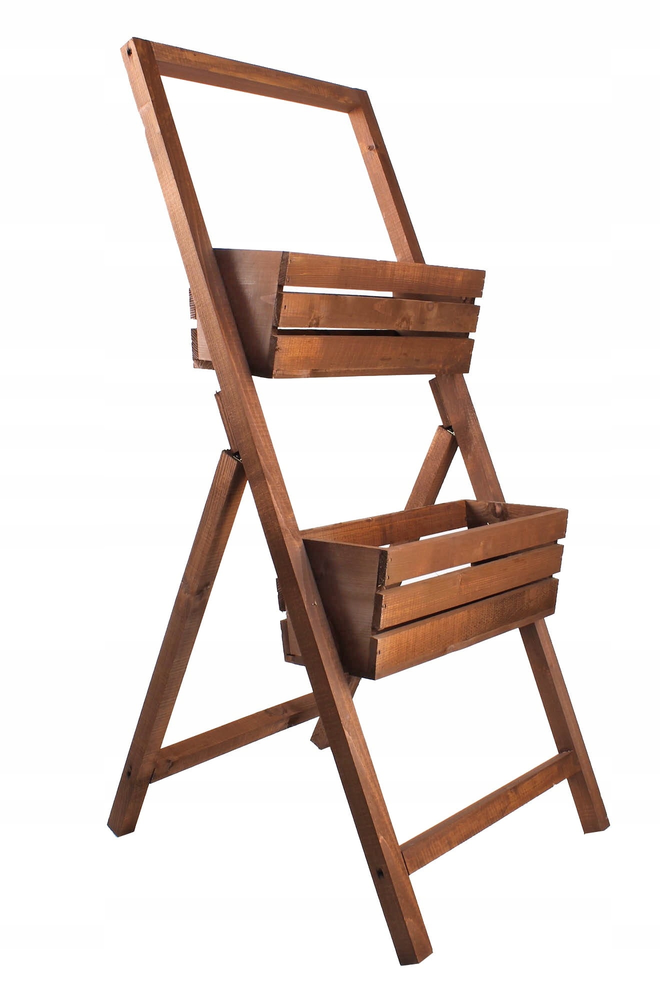 Květináč Na Dvě Balkonovky Hnědý 46x58x105 cm