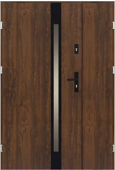DRZWI WEJŚCIOWE DWUSKRZYDŁOWE JOWISZ AURI I 120
