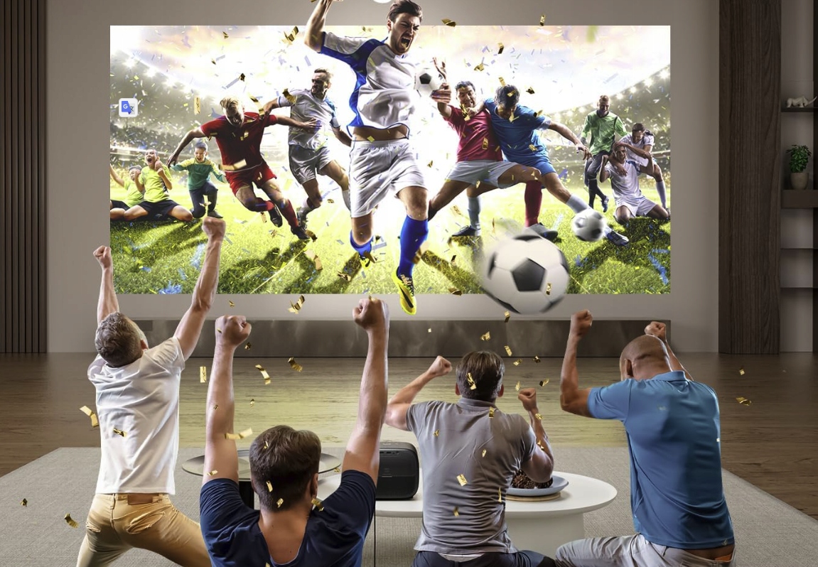 Projektor Rzutnik LED WiFi Android TV 11 4K FHD 500 ANSI Autofocus + Torba Jasność lampy (ANSI) 15000 lm