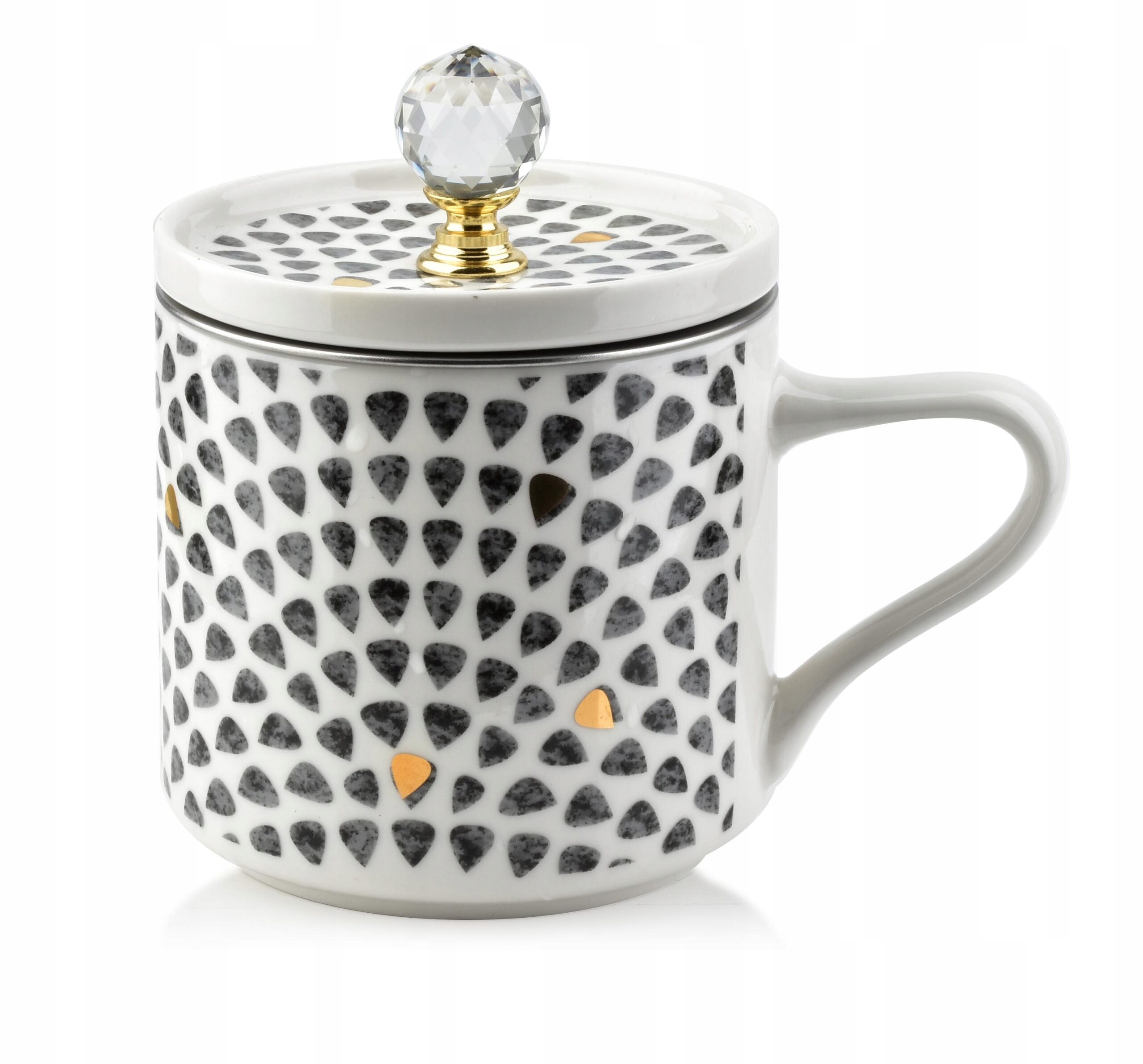 

Kubek Z Zaparzaczem Pokrywka Sitko Diamond 330 ml