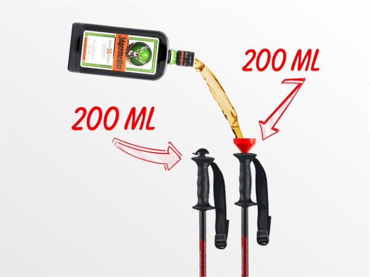 Kijki Komperdell Schnapsstock 115 cm