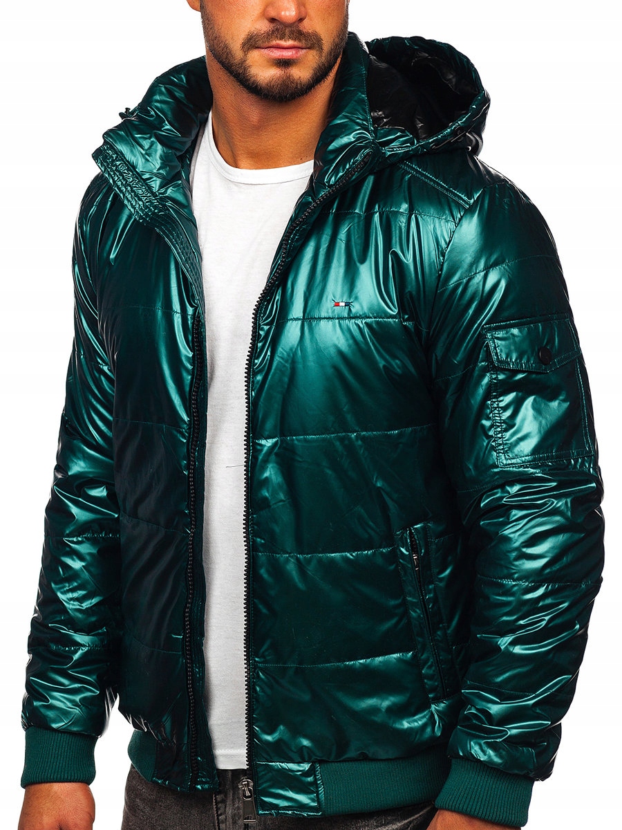 

Kurtka Męska Przejściowa Zielona 2143 Denley_m