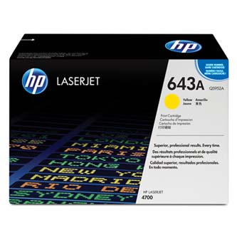 Toner Hp 643A (Q5952A) yellow oryginał Czytaj opis