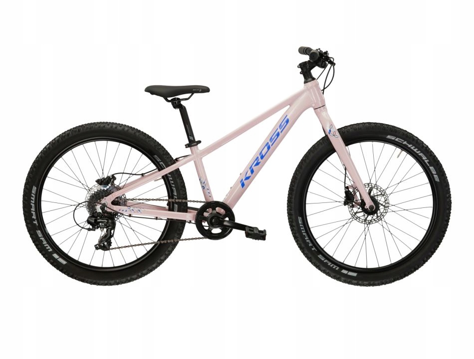 Rower Kross Lea Jr 2.0 różowo-fioletowy 24"