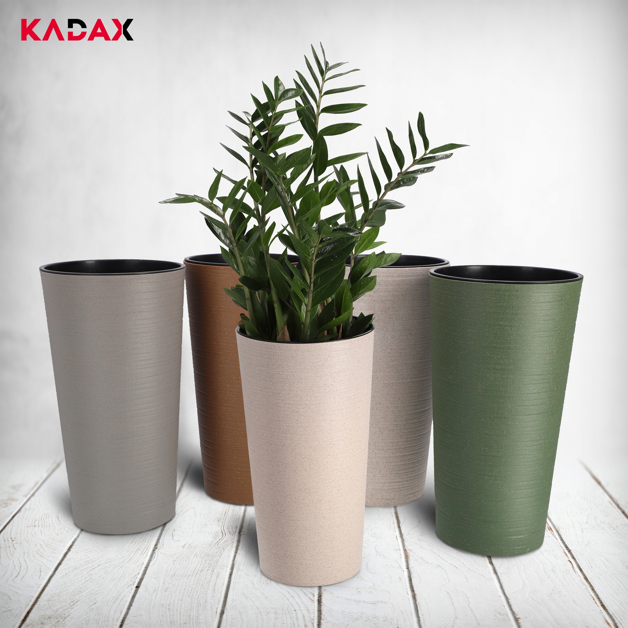 DONICZKA OSŁONKA DONICA NA KWIATY KOLORY 25cm EKO Marka Kadax