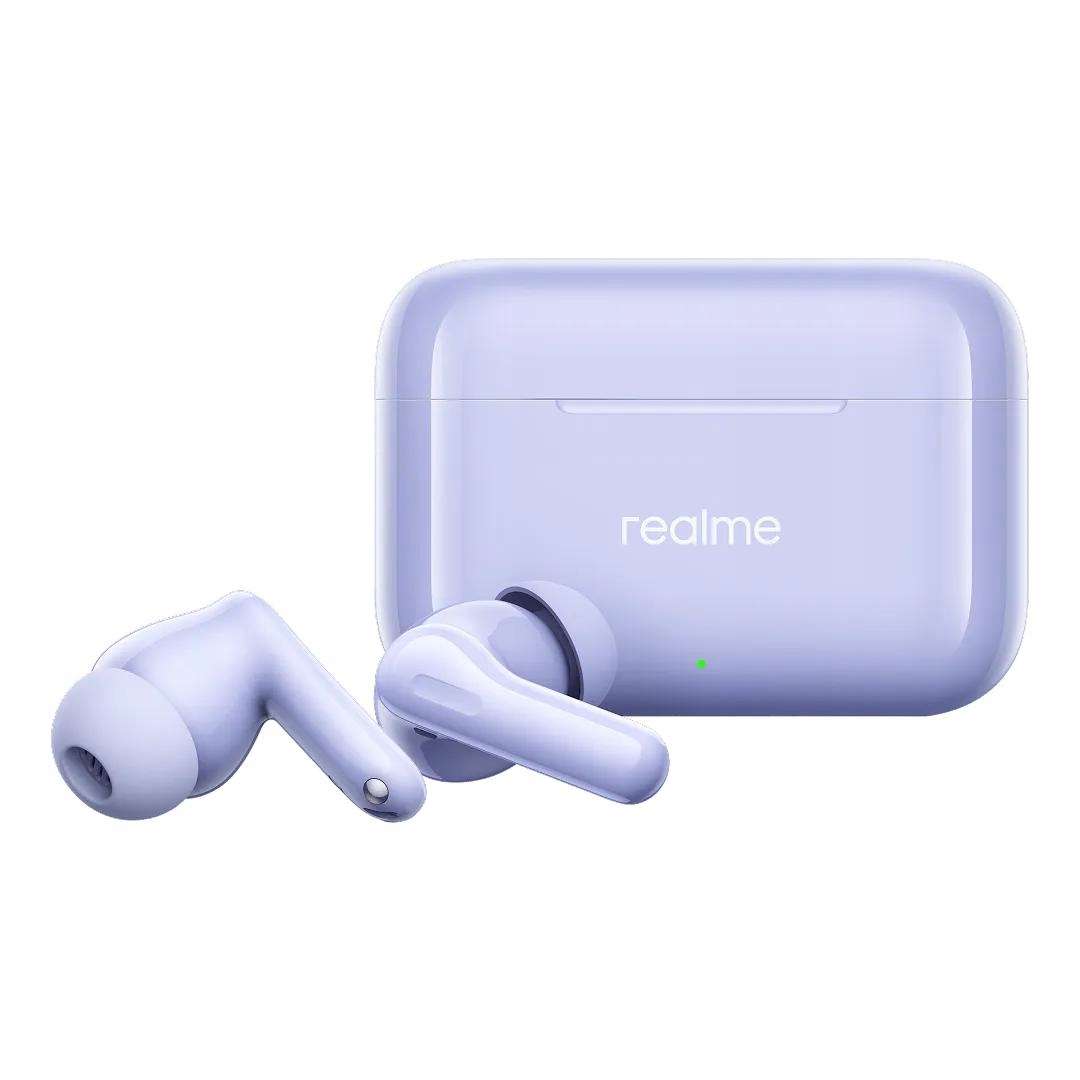In-ear sluchátka Realme Buds T200 Anc Tws Fialová