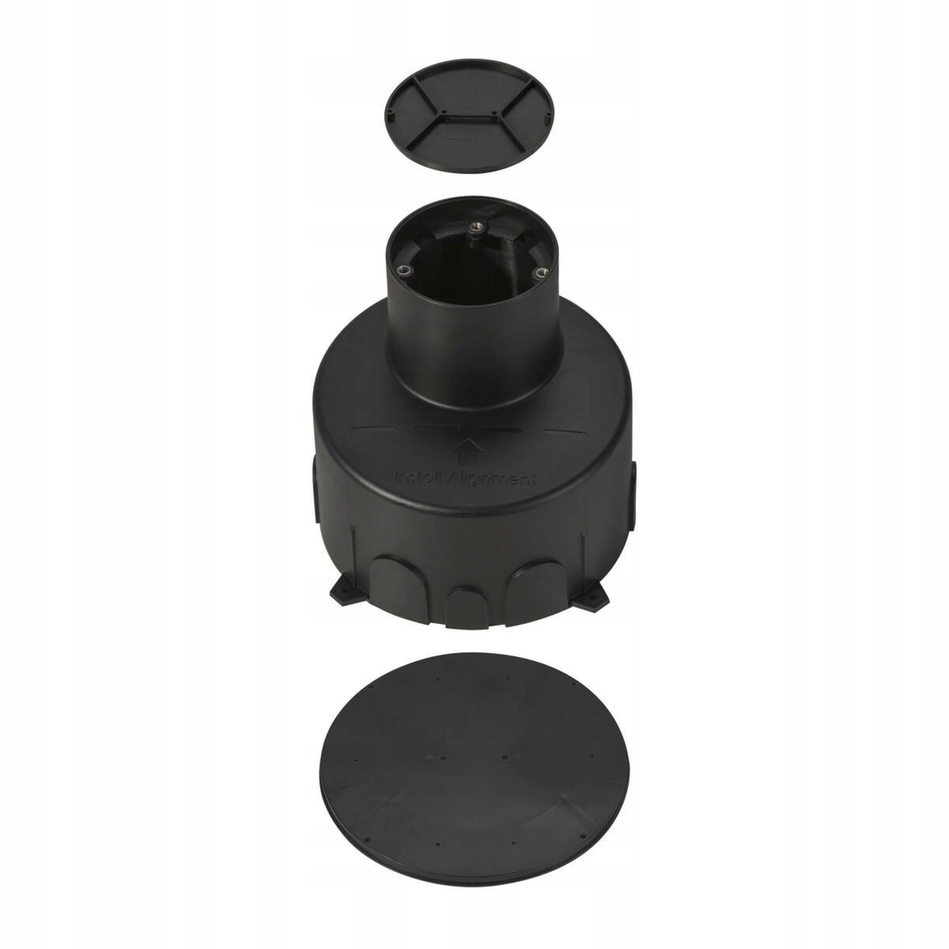 Montážny kryt Slv Dasar S čierny nylon 180mm