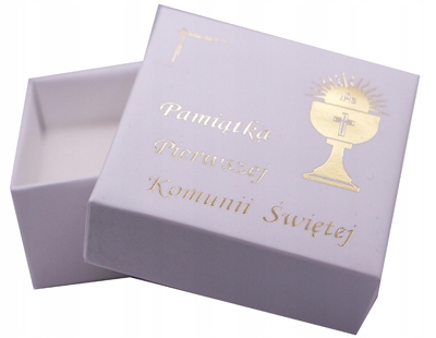 NASZYJNIK CHOKER BRANSOLETKA PEREŁKI PUDEŁKO GRATIS SERCE KOMUNIA C3342 Kolor złoty