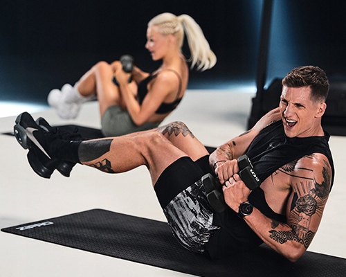 HANTLE Hantel neoprenowy 2x4kg CIĘŻARKI Zipro Model Hantel Zipro