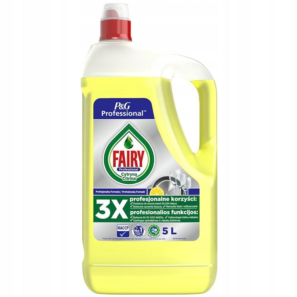 Levně Fairy Lemon 5l prostředek na mytí nádobí citron