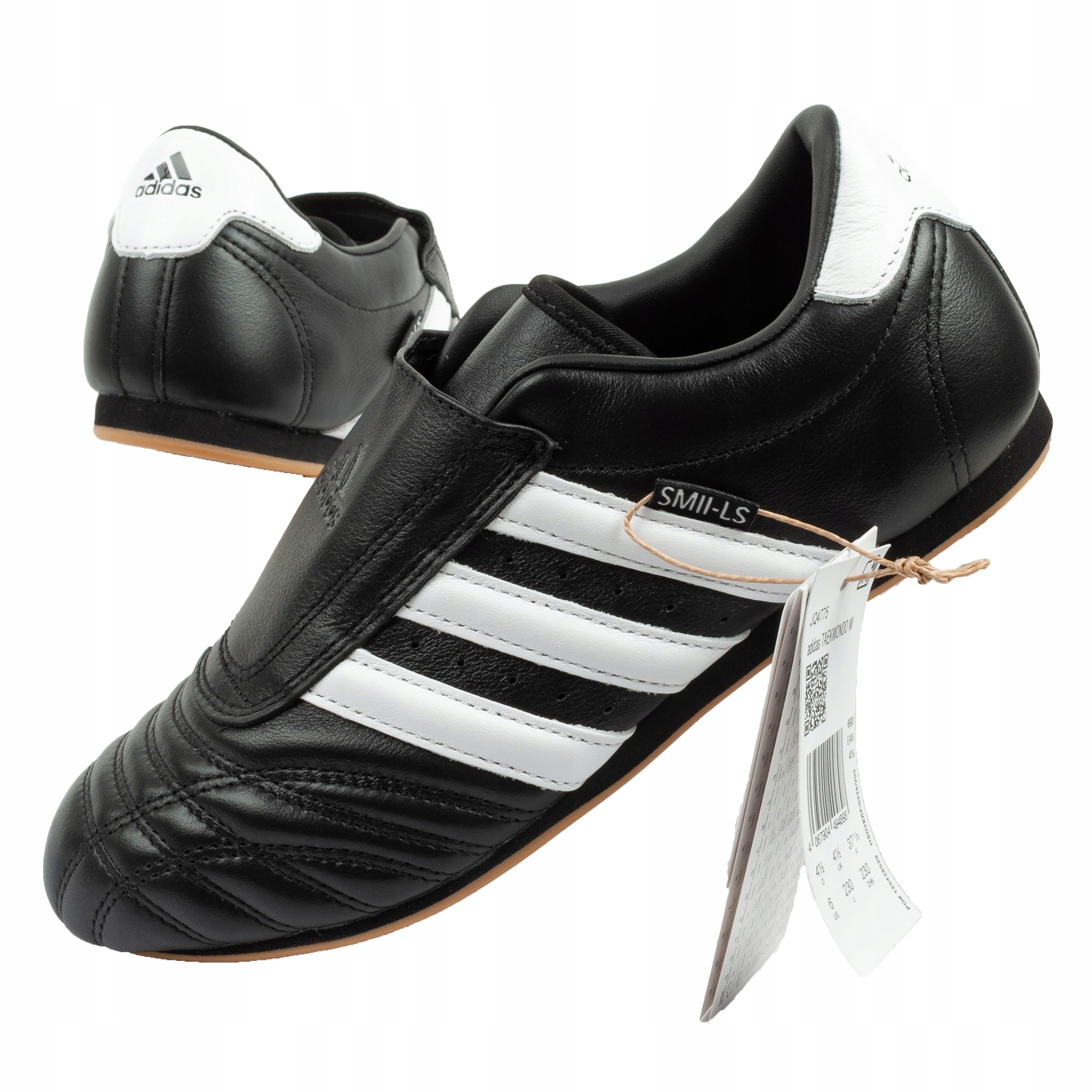 Dámské sportovní boty Adidas Taekwondo vel.38 2/3 černé, kožené, nazouvací