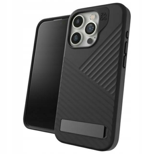Etui Do Iphone 15 Pro Zagg Denali Snap Kickstand Czarne Case Plecki Futerał