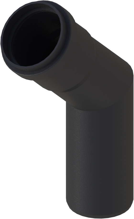 Kolano PP 45 stopni fi 80mm