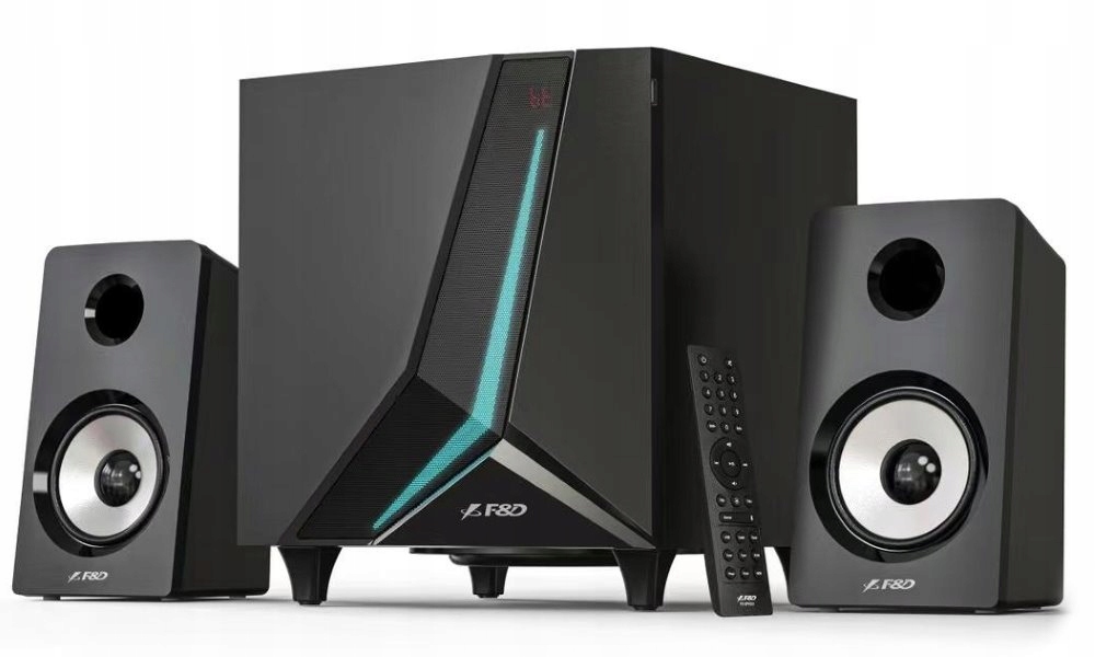 Fenda F&d repro F670X/ 2.1/ 70W/ černé/ BT5.3/ Usb přehrávání/ Rgb/ dálkové