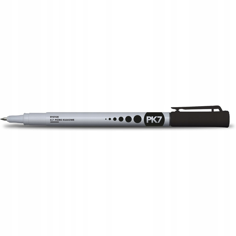 

Pióro Kulkowe Rystor PK7 0.7mm Czarne