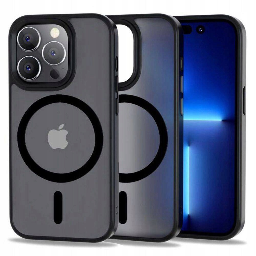 Etui do iPhone 13 Pro Max Matte Tech-protect Magmat Magsafe czarne