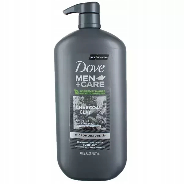 Men+Care Charcoal Clay. Żel do mycia
