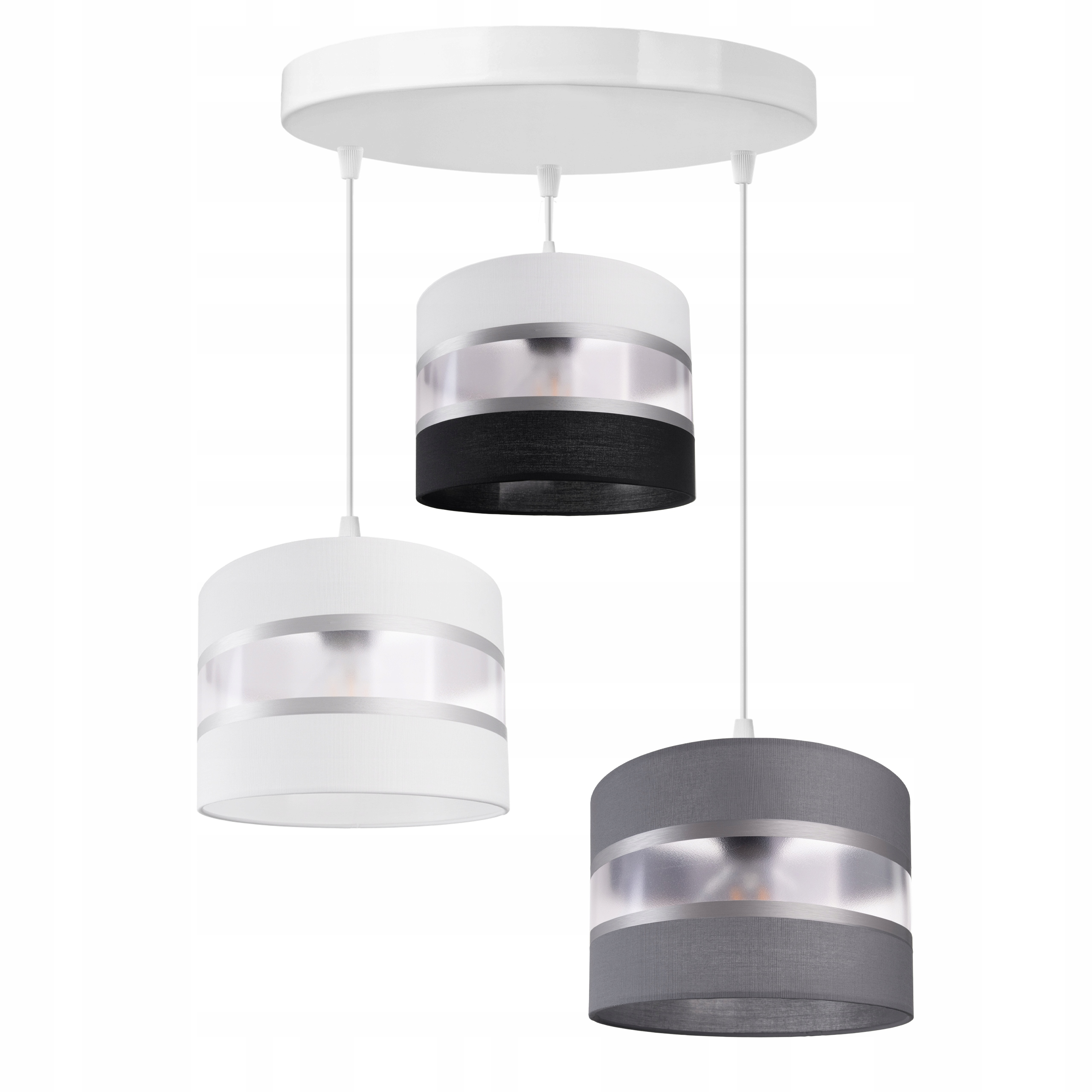 

Lampa Wisząca Zwis Sufitowa Żyrandol Abażur Led