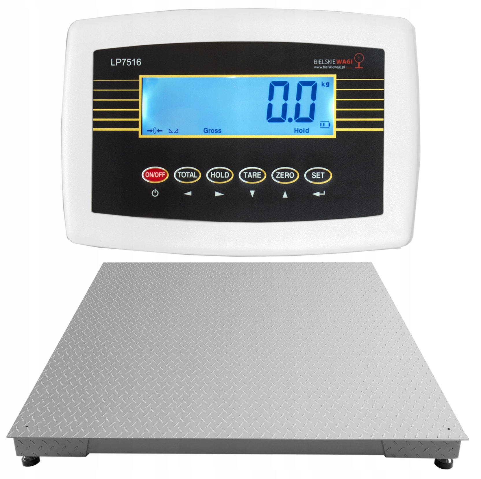 Paletizační Plošinová Váha Big Bagi 0,8x0,8m 1,5T Elektronická 1500KG LCD