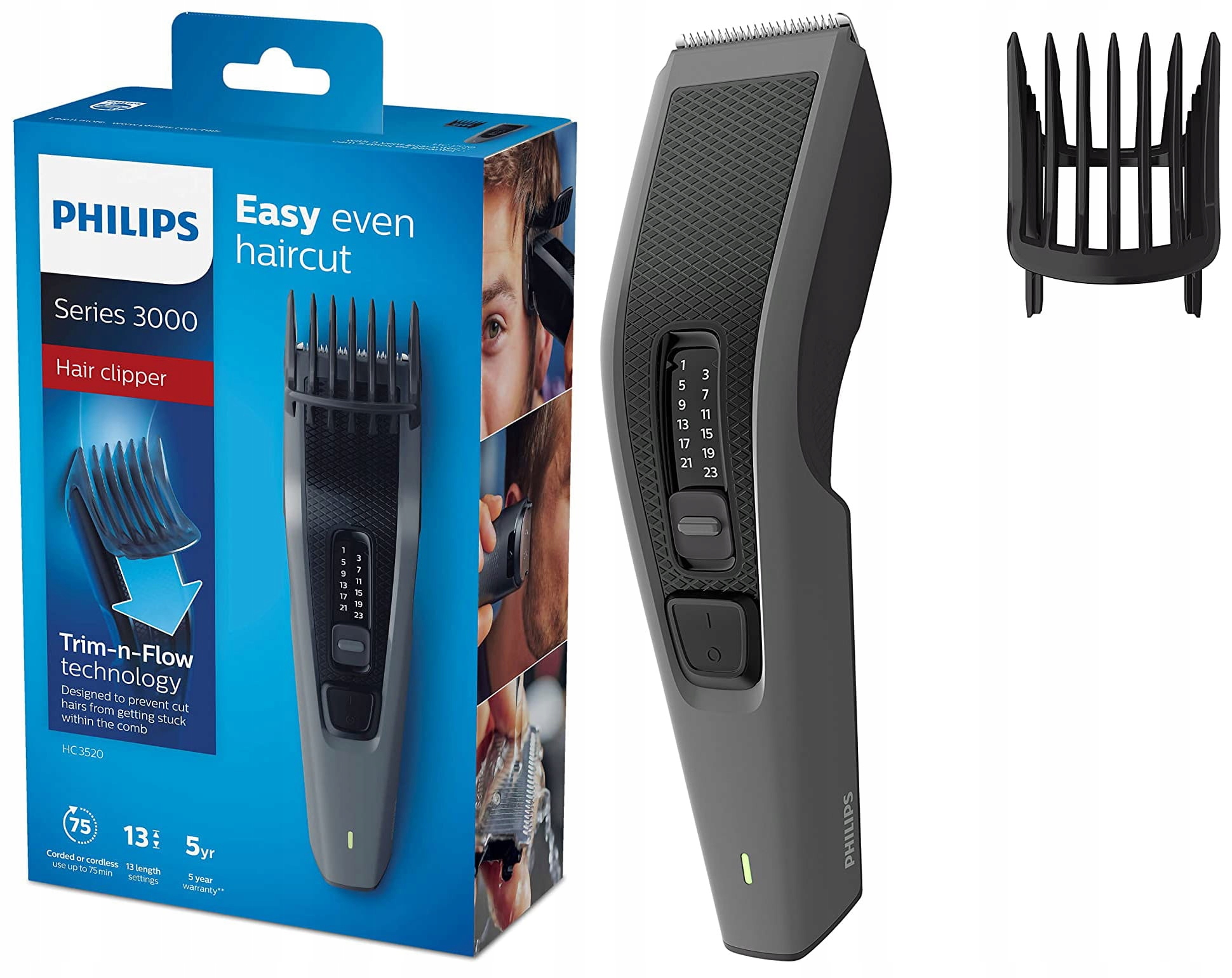 

Philips Maszynka do strzyżenia włosów HC3520/15