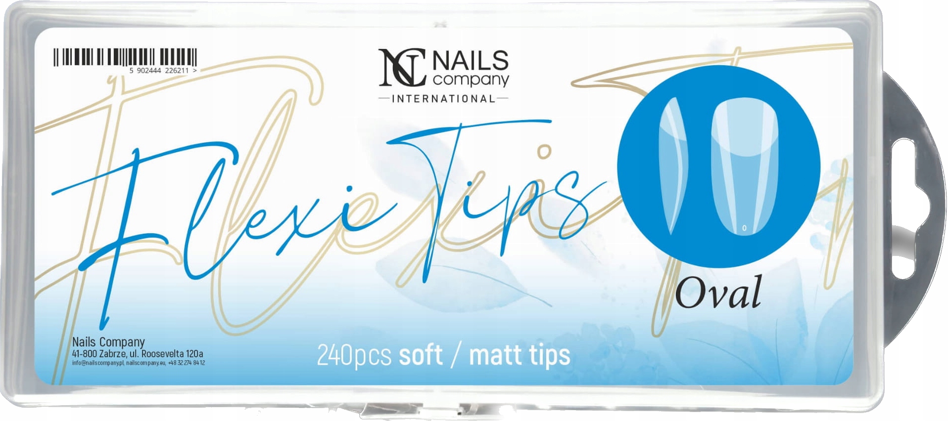 

Flexi Tips Oval Nails Company 240szt.