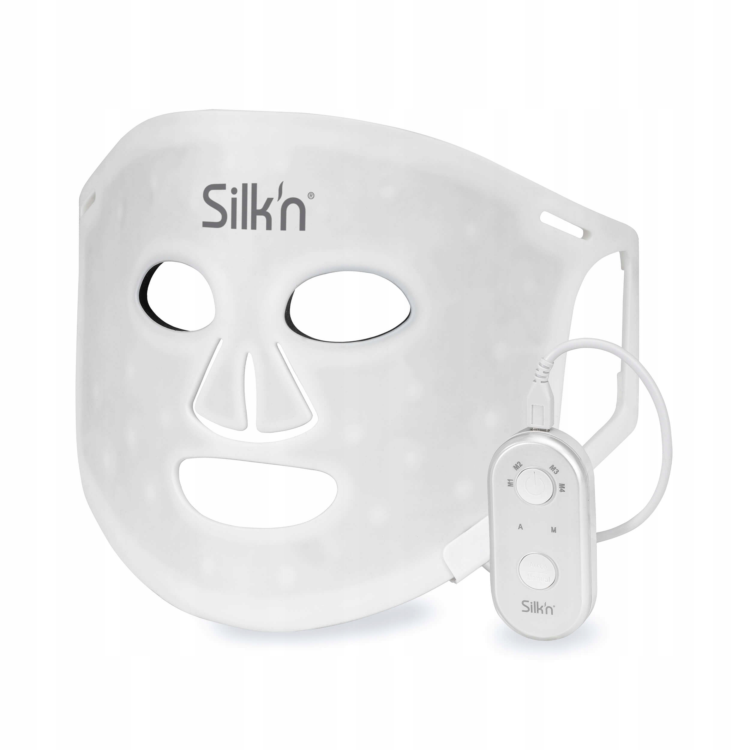 Maska LED na twarz Silk'n Facial LED Mask 100 biała Kod producenta FLM100PE1001