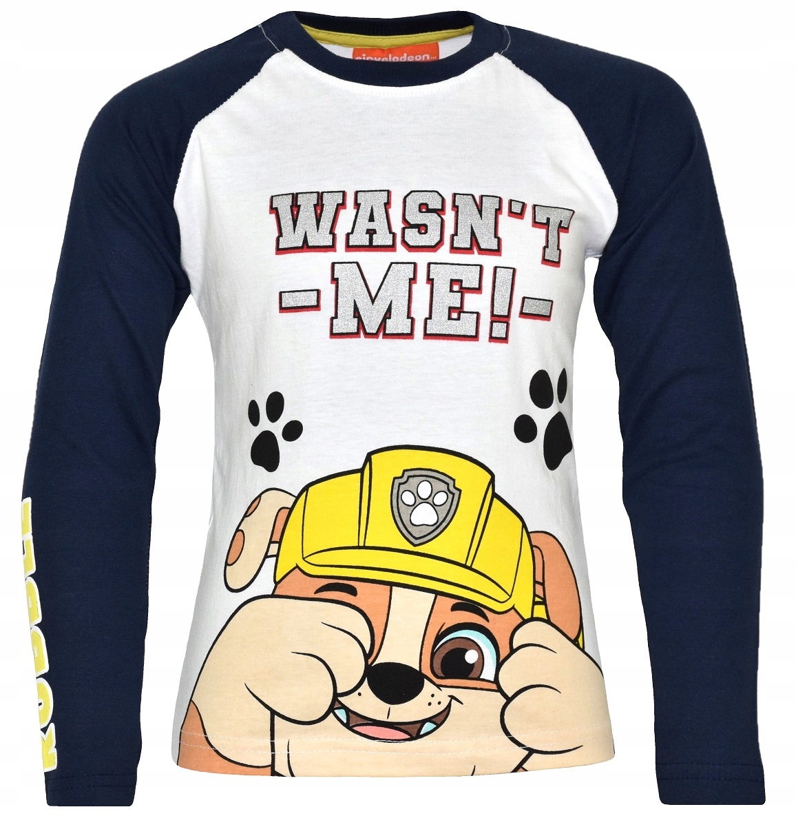 

bluzka t-shirt Psi Patrol długi rękaw Rubble 110