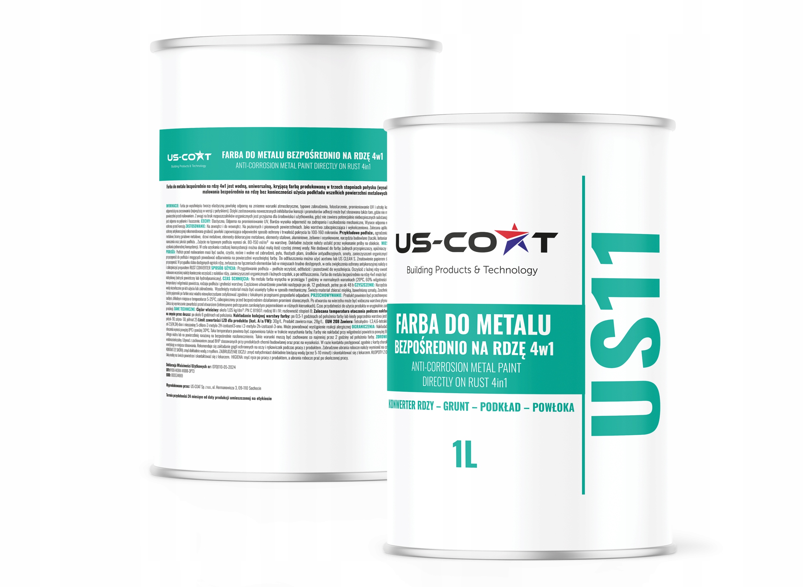 Farba Na Kov Priamo Na Hrdzu Pozinkovaná 4v1 Farba 16 Antikorózny Satén 2x1L