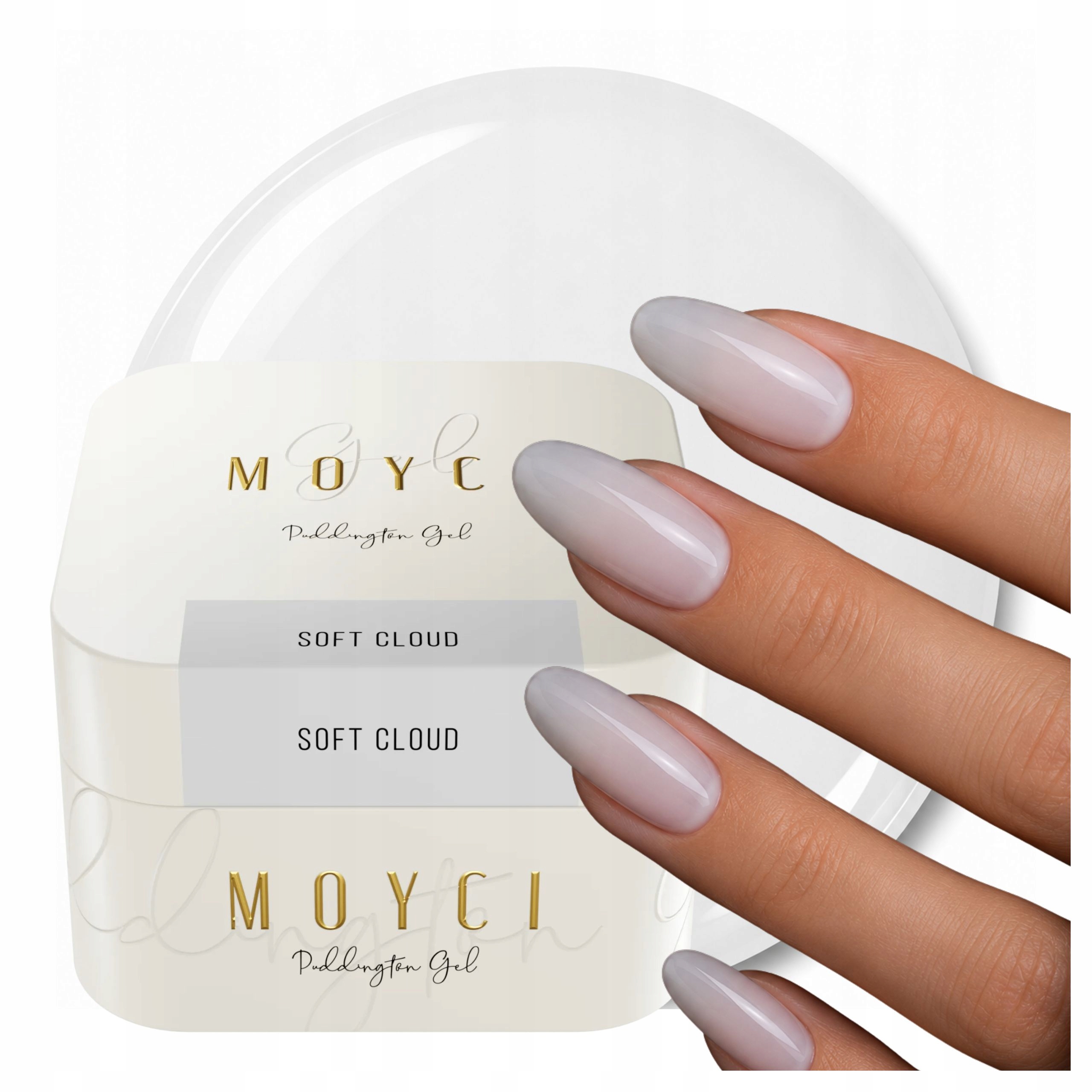 Biały Żel Budujący Puddington Gel Soft Cloud Do Paznokci