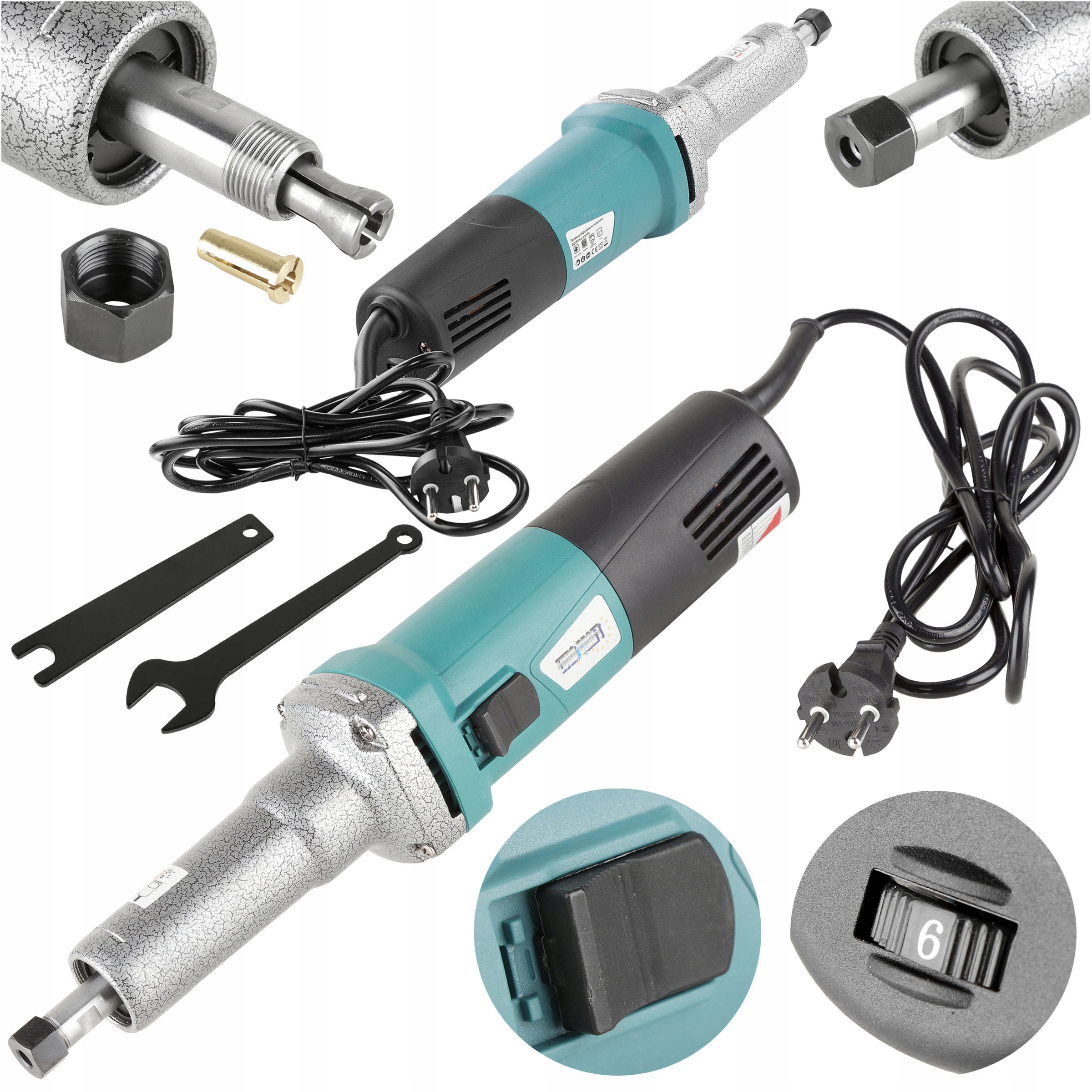 SZLIFIERKA PROSTA TRZPIENIOWA FREZARKA PALCOWA REGUL.OBROTY FREZ TRZPIEŃ