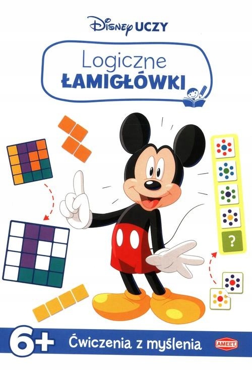 DISNEY UCZY MIKI LOGICZNE ŁAMIGŁÓWKI