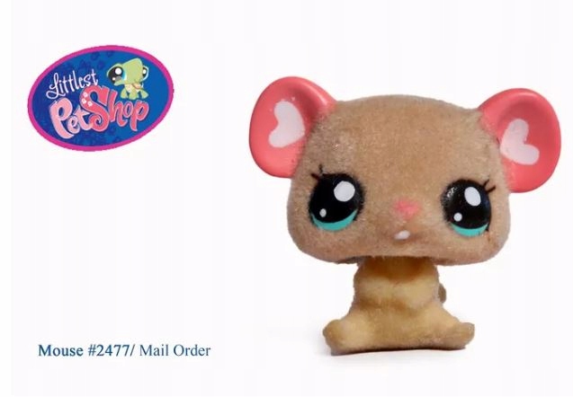 Littlest Pet Shop specjalna edycja myszka 2477 Unikat