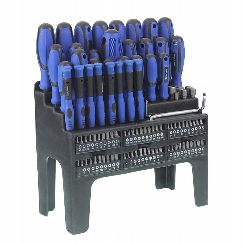 Sada šroubováků, šroubováků a bitů Stojan 100 prvků 2561