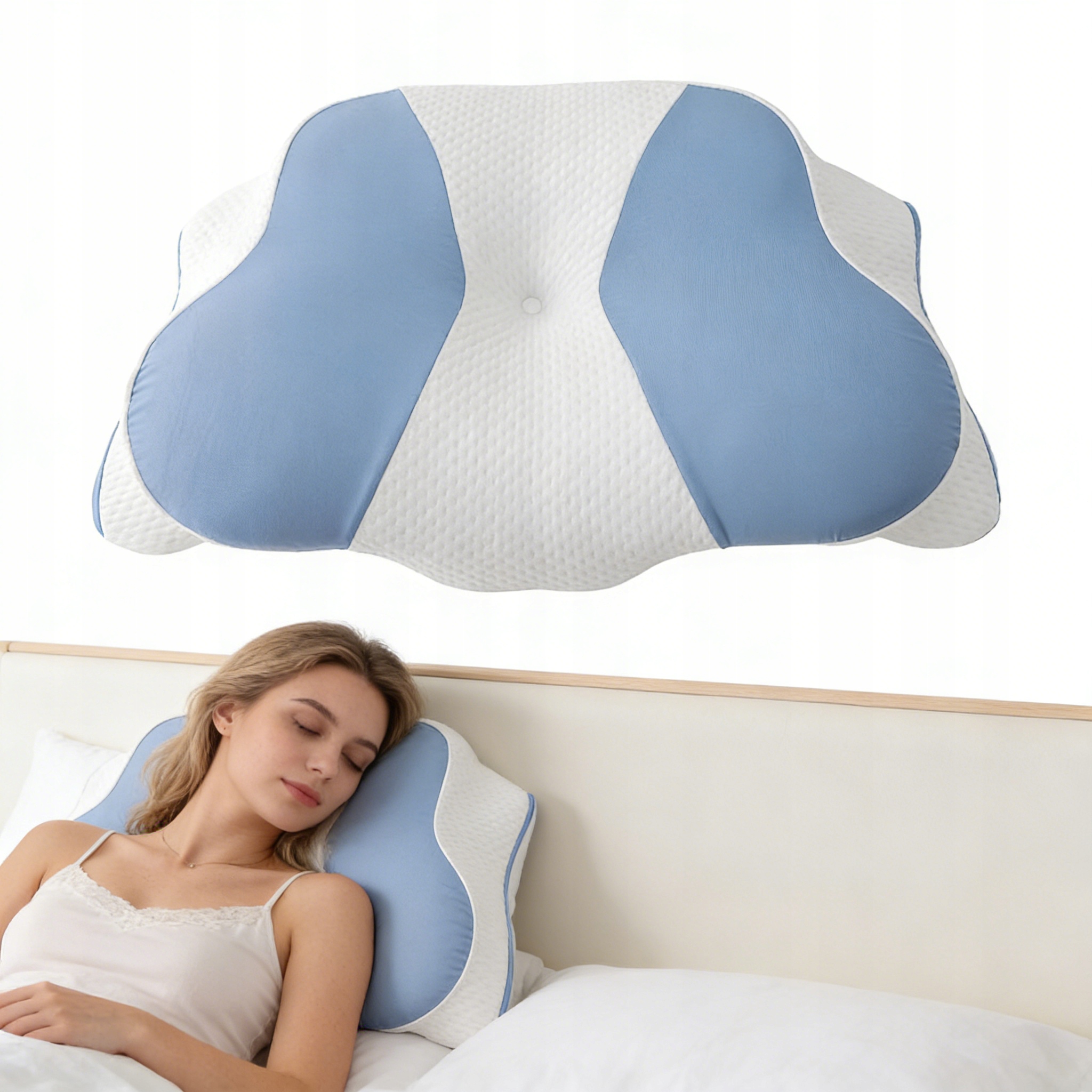 Poduszka Z Pianki Memory Ergonomiczna Do Spania Przeciw Chrapaniu