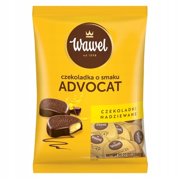 Levně 1 x 1 kg Wawel Čokoládky s příchutí Advocat