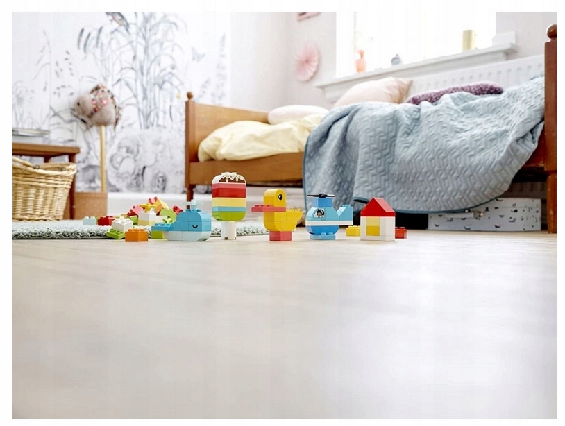 ZABAWKA EDUKACYJNA KLOCKI LEGO DUPLO SERDUSZKO DLA 1,5, 2, 3 LATKA Marka LEGO