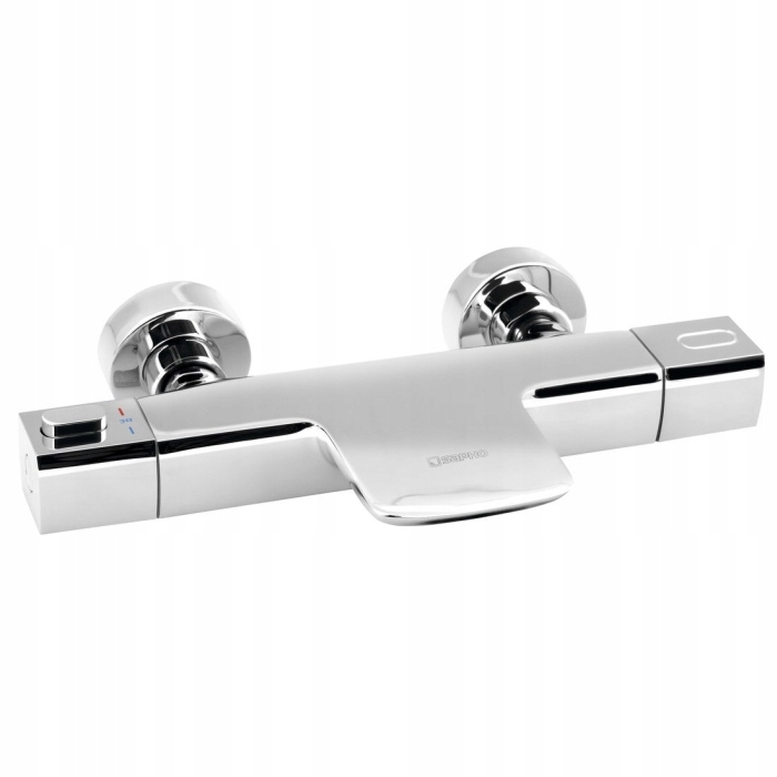 Sapho Mixona termostatická vaňová batéria na stenu, chróm MG410