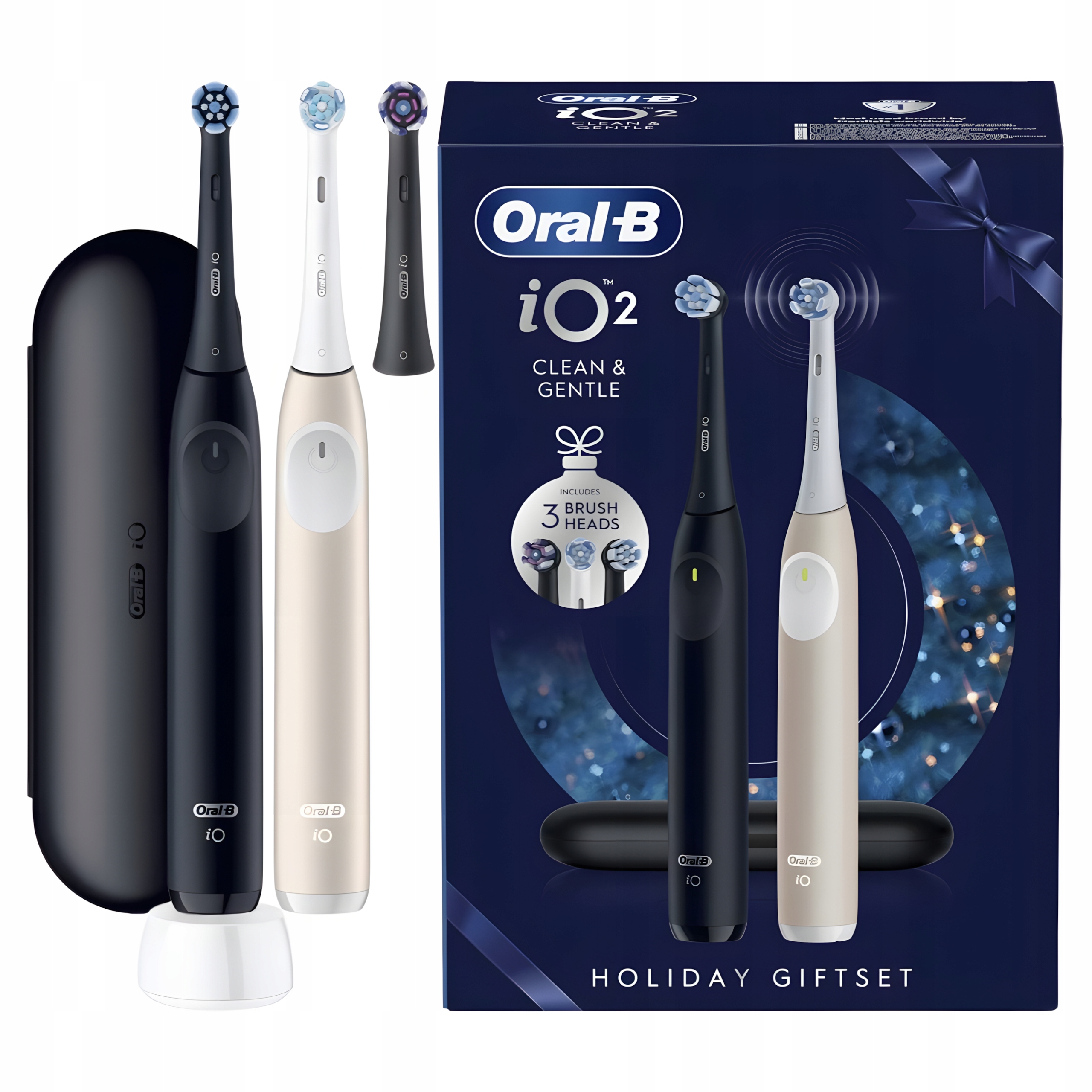 Szczoteczki Magnetyczne Oral-B iO Series 2 Dwu-pak Xmas Edition