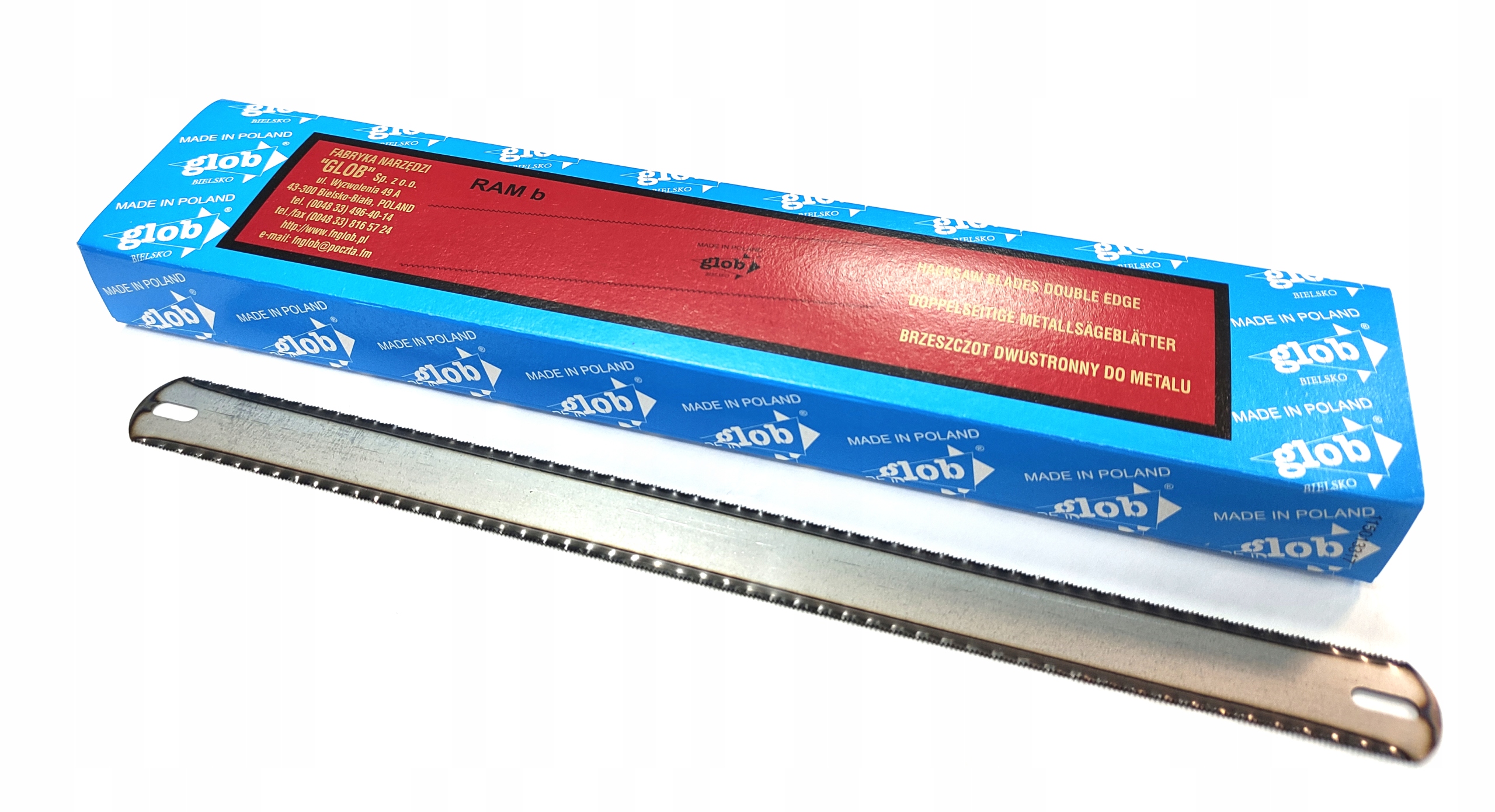 

Brzeszczot Glob 300x25x0,6mm RAMb metal/metal 72s.
