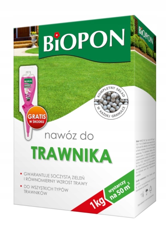 

Nawóz Do Trawnika Biopon 1KG
