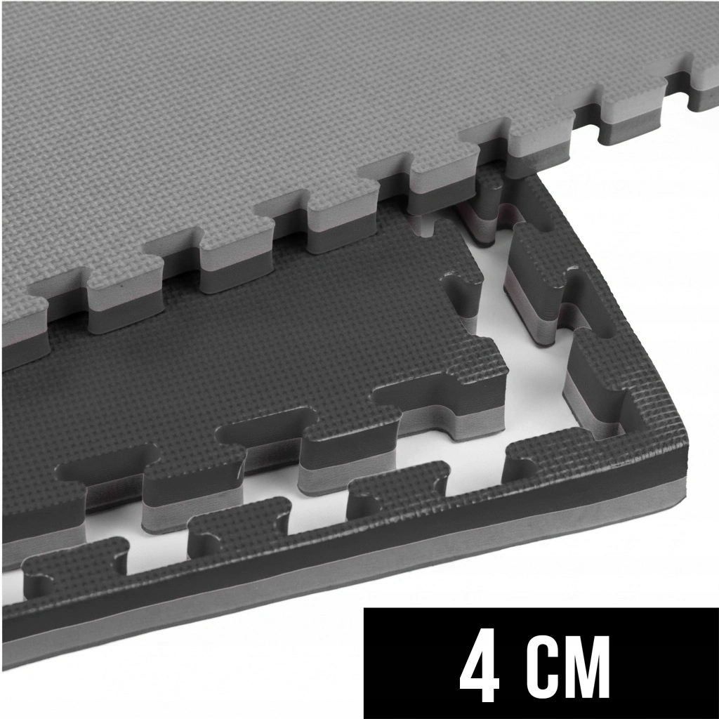 Mata Do Ćwczeń Puzzle 4 CM 1x1 M Tatami Do Domu Klubu Dbx Bushido Szara
