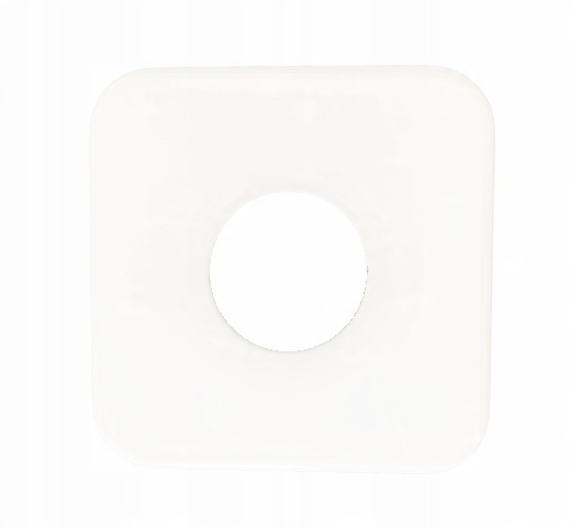 

Rozeta Kwadratowa Biała 1/2" Otwór 25 mm 1szt