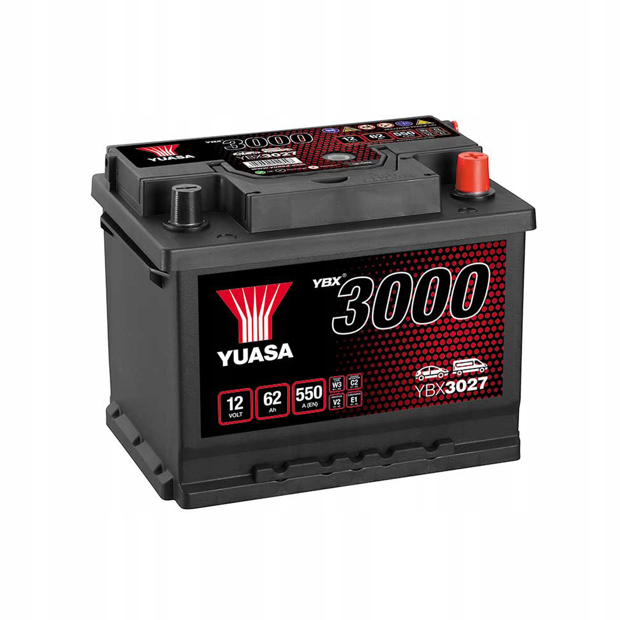 Аккумулятор Yuasa YBX3000 SMF ybx3027 62 Ач