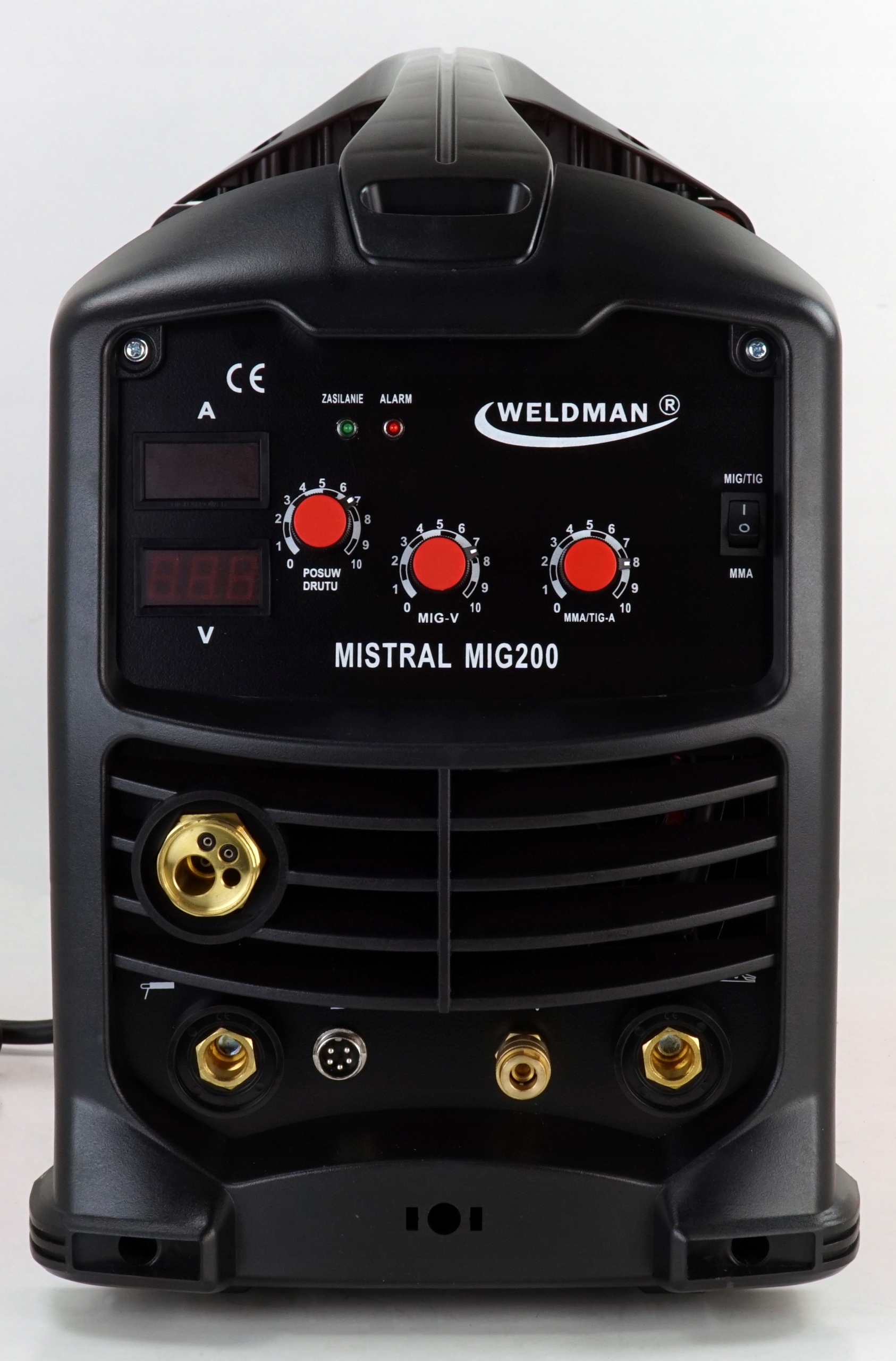 Spawarka 3w1 MIGOMAT IGBT MIG MMA 200 FLUX ZESTAW Marka Weldman