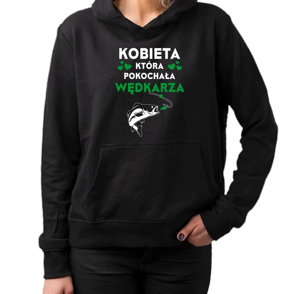 Žena, která si zamilovala rybáře mikina dárek pro manželku rybáře Xs