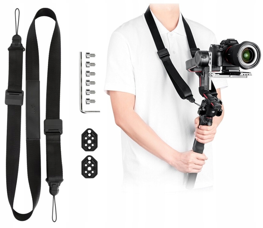 Postroj Držák Pásek Upevnění pro Gimbal Dji Rs 3 Mini Pro Rs 2 Rsc 2 Jjc