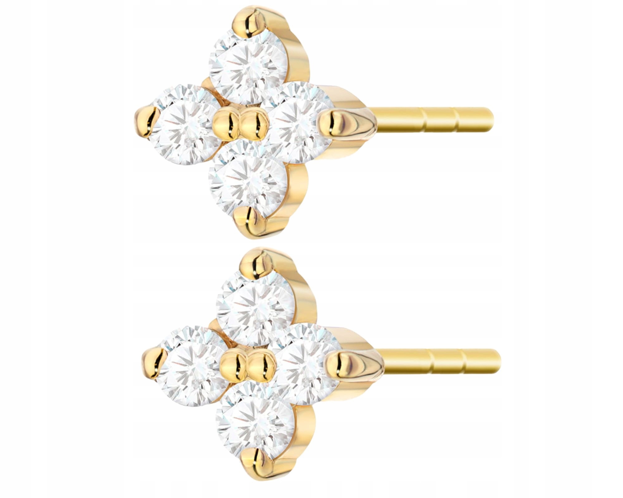 Zlaté náušnice s brilianty, vruty 585, Obchod