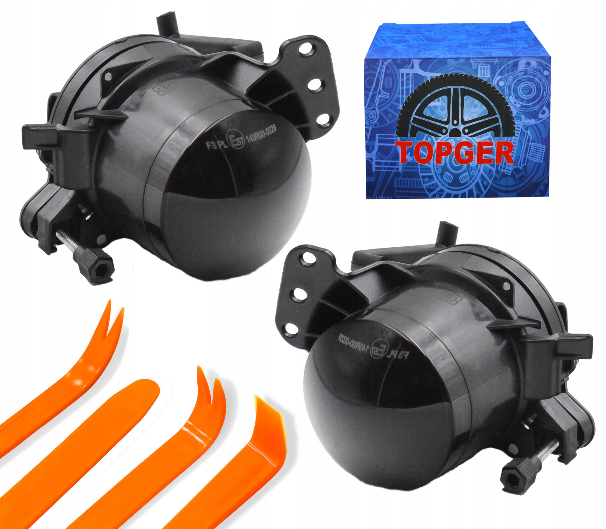 Levá Halogenová Pravá Kouřová Mlhová Lampa Bmw 5 E60 E61 2003-2007
